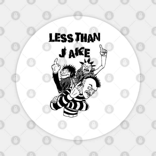 Punk Rock Man Of Less Than Jake Magnet by samsa